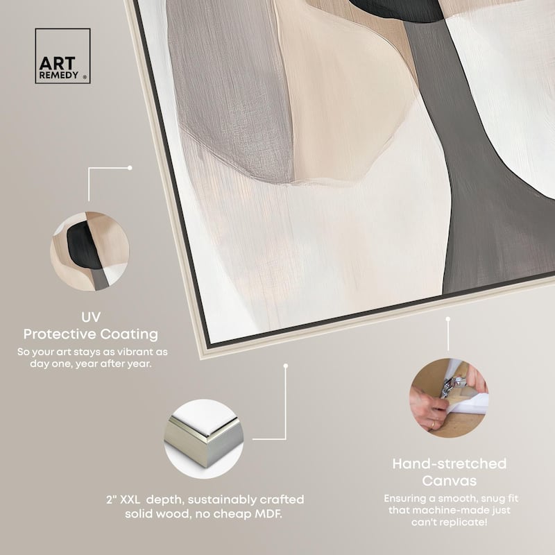 Curvilinear Composition II Canvas by Art Remedy