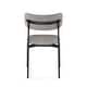 preview thumbnail 16 of 19, Amisco Yasmina Upholstered Dining Chair with Metal Leg