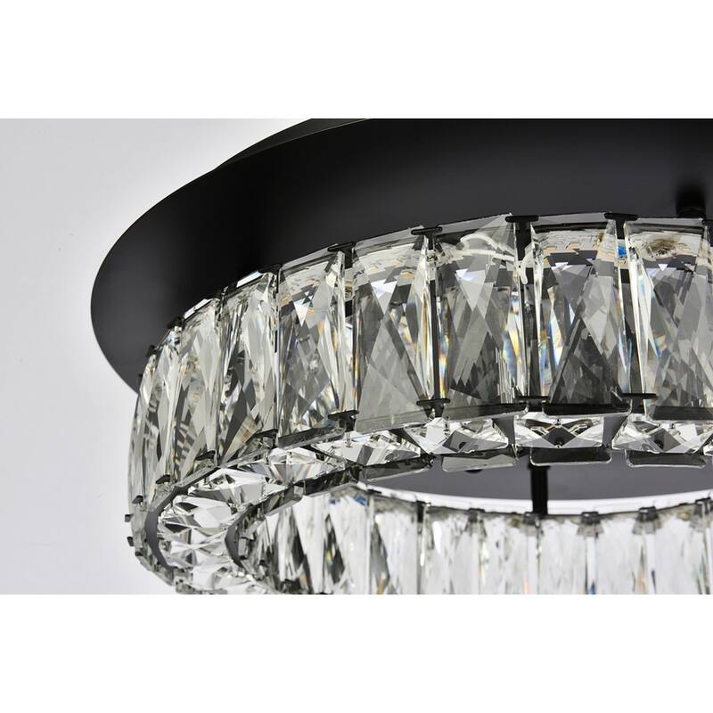 Indigo Home 18 inch LED Single flush mount in black