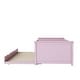 preview thumbnail 15 of 14, Kids Wood Semi-enclosed fence Platform Bed with Guardrail and Trundle