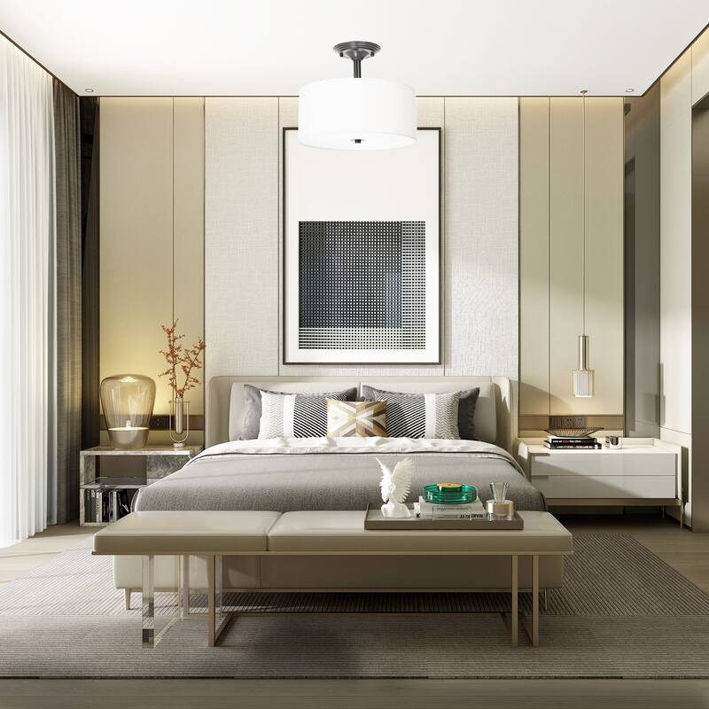 CO-Z 2-light Semi-Flush Mount Ceiling Light