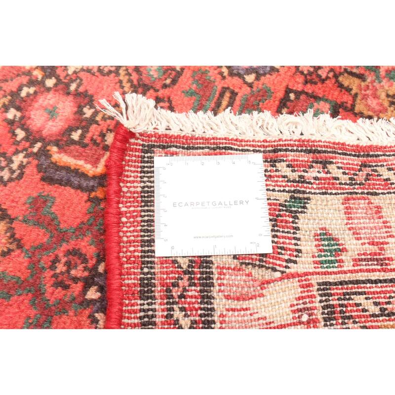 ECARPETGALLERY Hand-knotted Andelz Red Wool Rug - 2'7 x 9'9