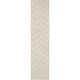 preview thumbnail 2 of 46, Hand-Woven Ann Tone-on-Tone Zig-Zag Wool Area Rug - 2' 3" x 14'