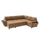 preview thumbnail 27 of 29, U-Shaped Convertible Sectional Sofa Bed with Storage Chaise by Harper&Bright Designs