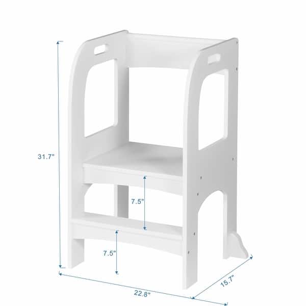 2-Step Child Toddler Step Stools, Kids Helper, Standing Tower for Kitchen Counter