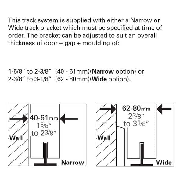Shop Cavity Sliders Tsbs2440n 8 Foot Heavy Duty Aluminum Narrow