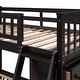 preview thumbnail 14 of 20, Twin Over Full Bunk Bed with 6 Drawers, Flexible Shelves and GuardRail