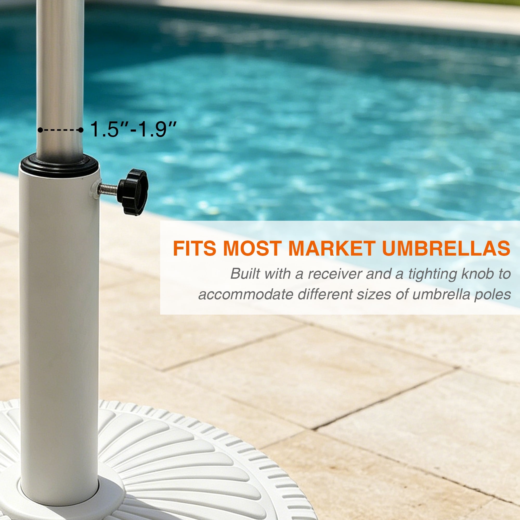 in ground umbrella base mount for market/patio umbrellas Dolibest Heavy Duty In-Ground Base, Universal Steel Rustproof Steel Umbrella Stand, Space-Saver Steel Anchor Outdoor Offset Cantilever and Middle Pole Patio : Patio, Lawn & Garden ground umbrella base In-Ground Umbrella Base | Sturdy
