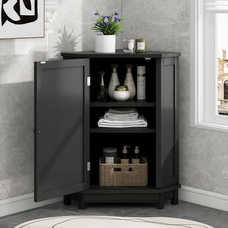 Bathroom Corner Storage Cabinet