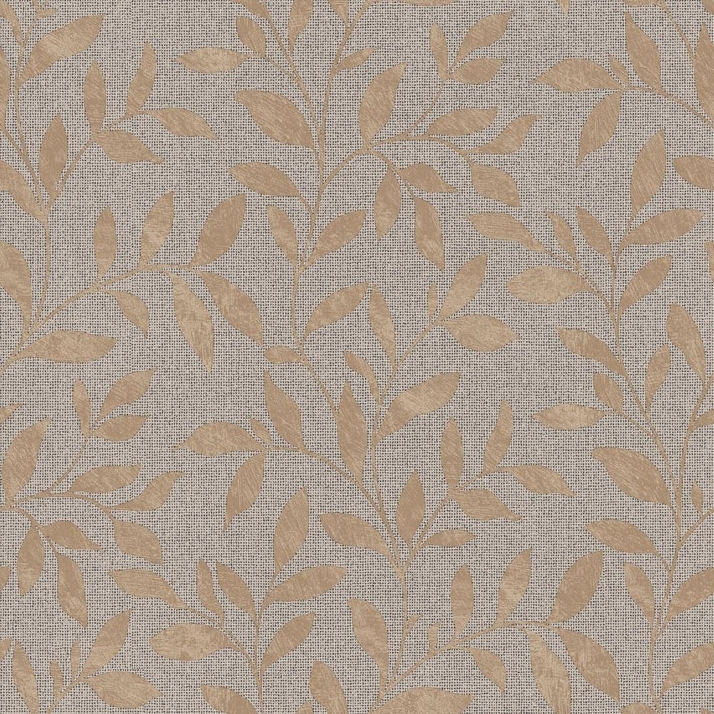 Galerie Wallcoverings Utopia Collection Loose Leaf Matte Finish Vinyl on Non-woven Wallpaper Roll