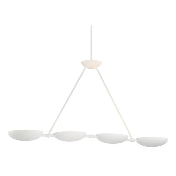 slide 2 of 11, Kovacs P1318 Undertas 4 Light 48" Wide Linear Chandelier Piastra Plaster