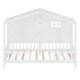 preview thumbnail 24 of 34, Twin Size House Bed with Shelves, Window, and Sparkling Light Strip on Roof, Space-Saving Design for Kids' Rooms, Grey