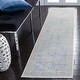 preview thumbnail 6 of 5, SAFAVIEH Dream Nolwen Vintage Abstract Polyester Rug - Grey/Turquoise - 2' 6" x 4'
