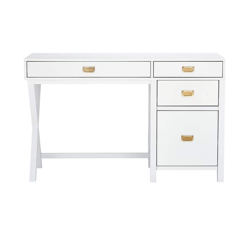 Linon Poppy Side Storage Desk