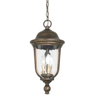 The Great Outdoors Havenwood 3 Light 10" Wide Outdoor Taper Candle