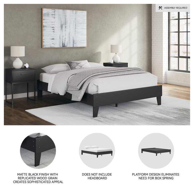 Signature Design by Ashley Socalle Platform Bed