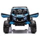 preview thumbnail 18 of 93, Electric 12V Kids Ride On Car w/ Parental Control, Music Player, LED Lights & Safety Belt Blue