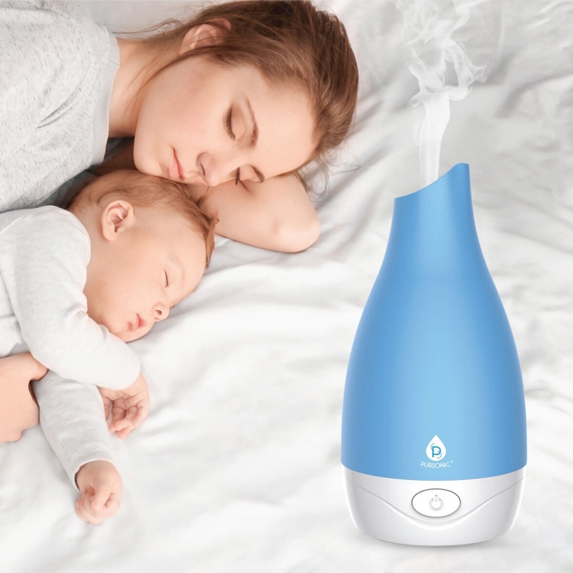 Pursonic Ad100 Aroma Diffuser With 2 Essential Oils Overstock