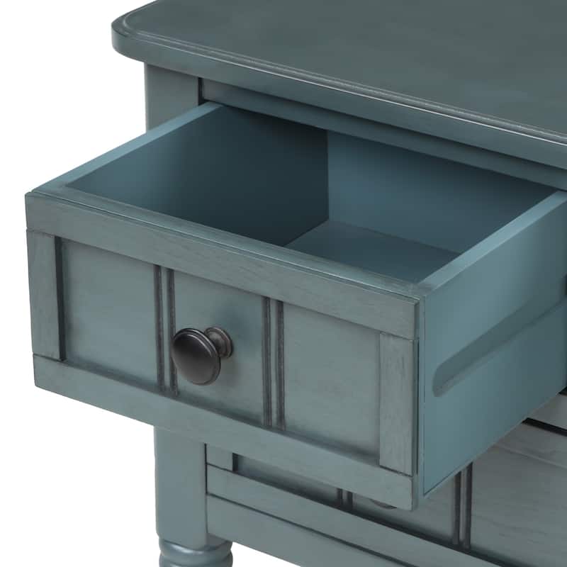 Modern Console Table with Three Storage Drawers