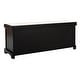 preview thumbnail 7 of 8, SAFAVIEH Lonan Black/ White Storage Bench - 47" x 16.1" x 19.9"