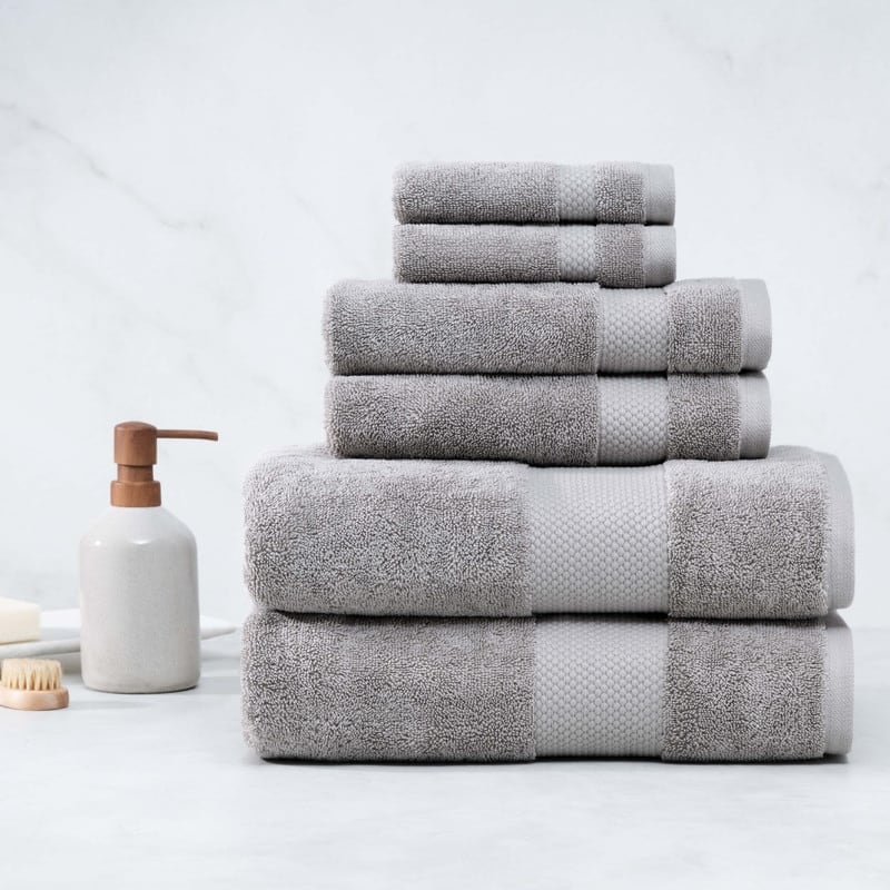 Farm to Home By Micro Cotton 630GSM Towel Set of 6