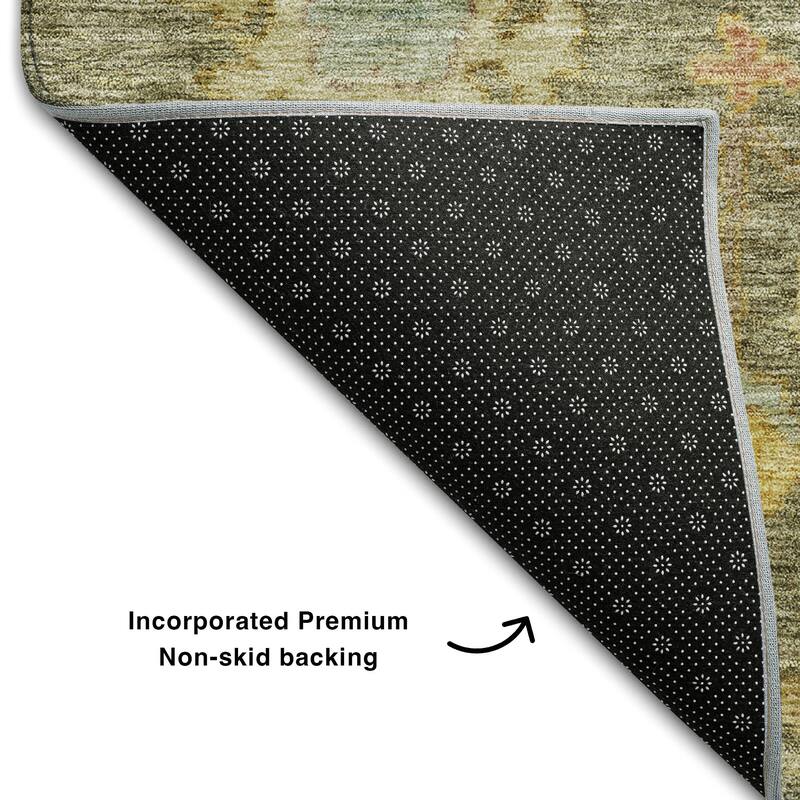 Premium Washable Super Soft Vintage Traditional Mayfield Rug