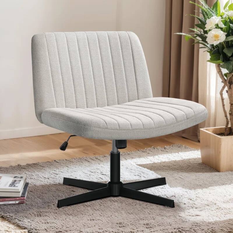 Office Chair, Ergonomic Desk Chair, High Back Mesh Task Chairs for Home Office for Adult Working Study - Fabric Grey