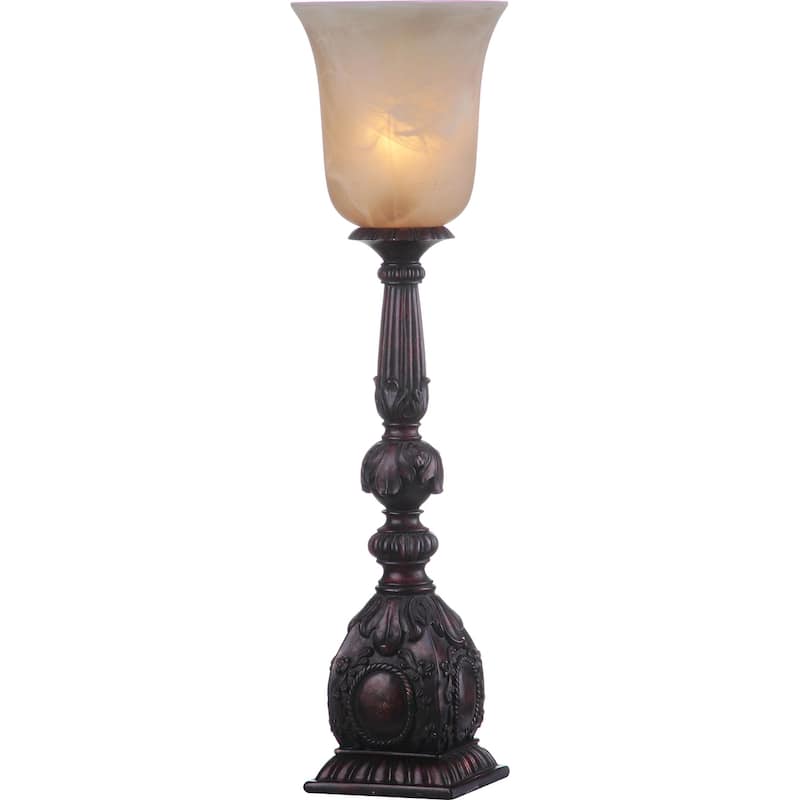 SAFAVIEH Lighting Faize 28-inch Artifact Oil-Rubbed Bronze Table Lamp (Set of 2) - 8Wx8Dx28H