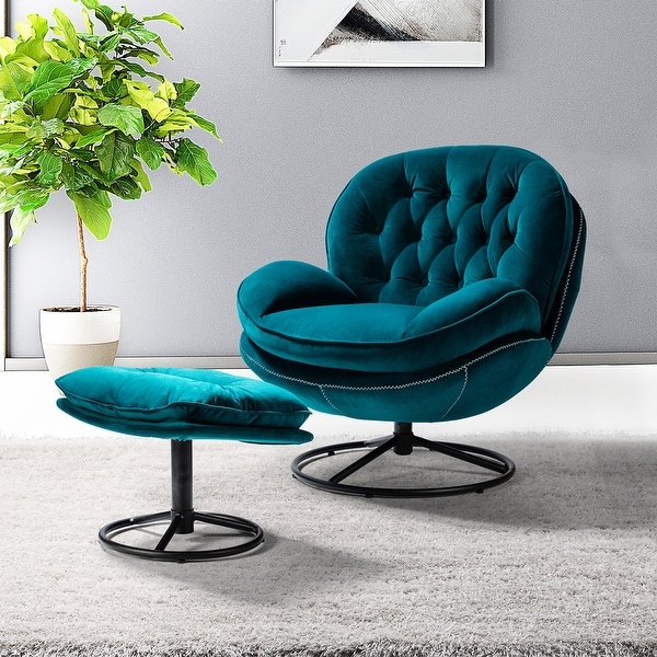 Cozy Office & Living Room Chairs Green One Size Ceets Ziggy Swivel Leisure and Lounge Mid Century Modern Accent