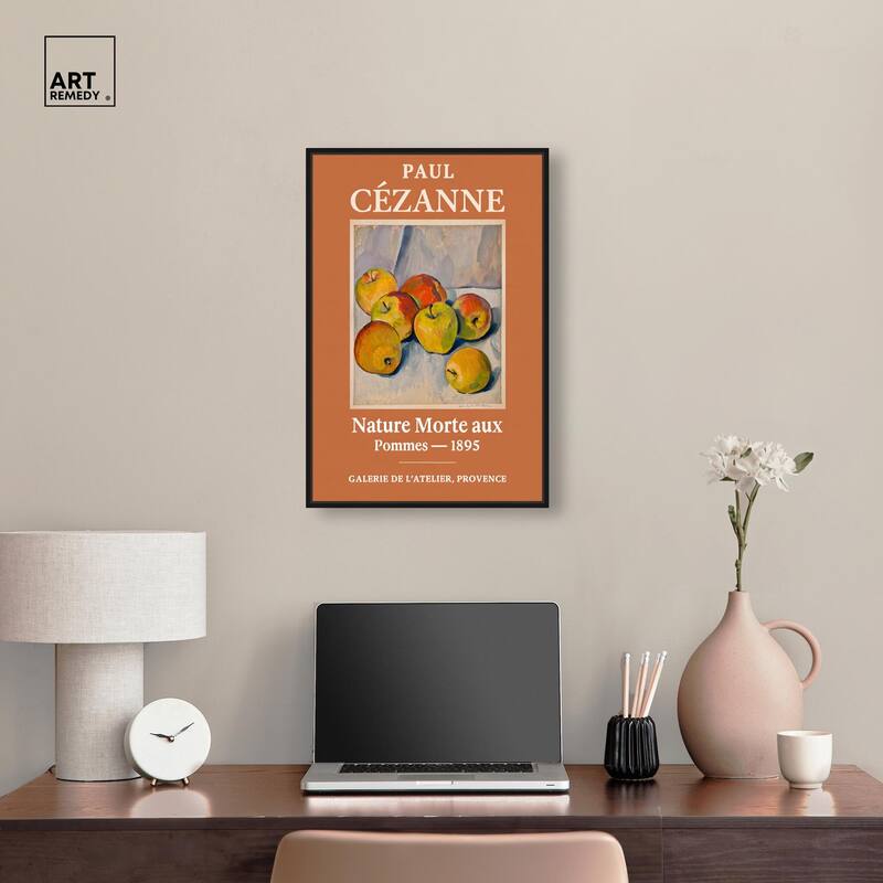 Apples of Cezanne Canvas by Art Remedy