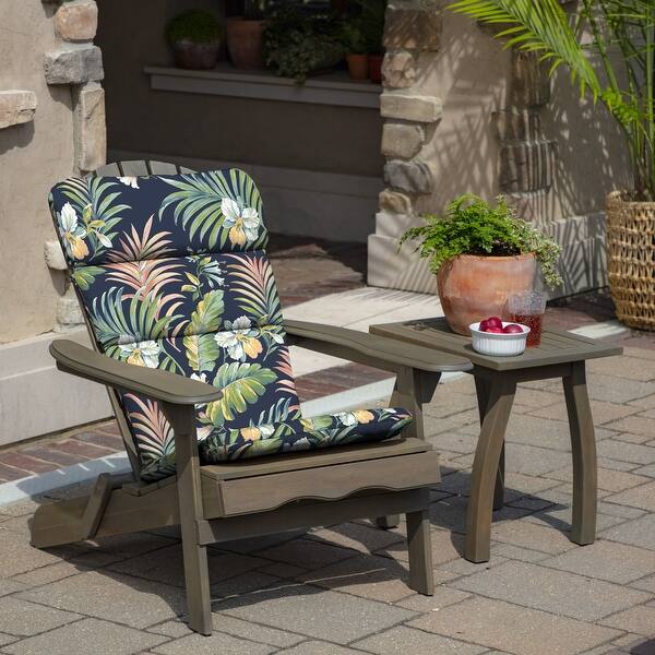 Shop Arden Selections Simone Tropical Outdoor Adirondack Chair Cushion 45 5 In L X 20 In W X 2 25 In H Overstock 29628442