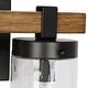 preview thumbnail 23 of 25, Fora Modern Farmhouse Glass Bathroom Vanity Light Dimmable Wall Sconce