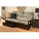 preview thumbnail 9 of 38, Porch & Den DeSoto Espresso Full-size Wood Storage Futon Set with Mattress Takara Rain