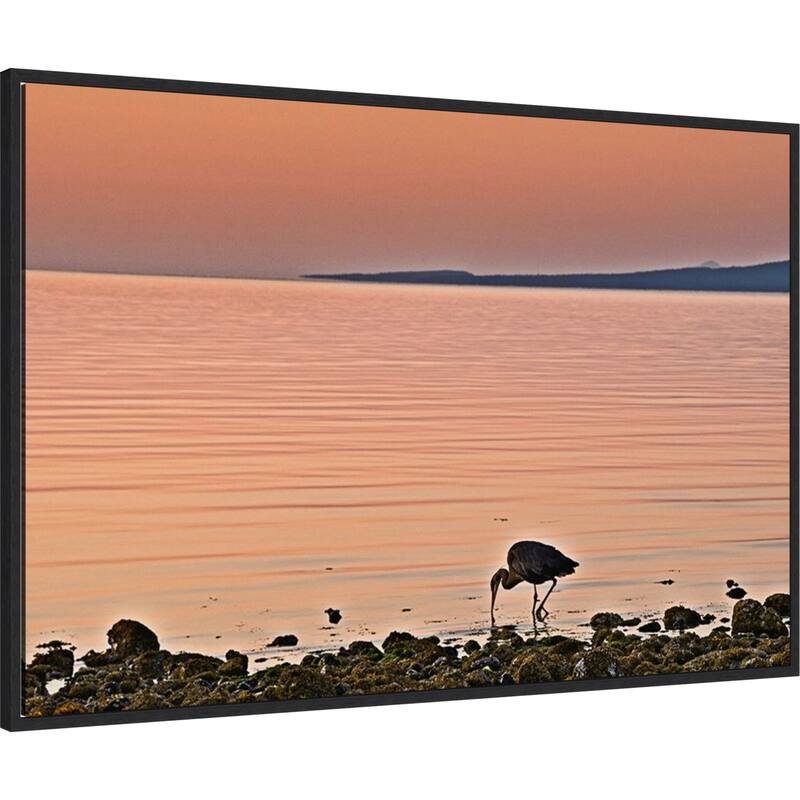 Morning Meal by Chuck Burdick (41 x 28 in.), Framed Canvas Wall Art Print