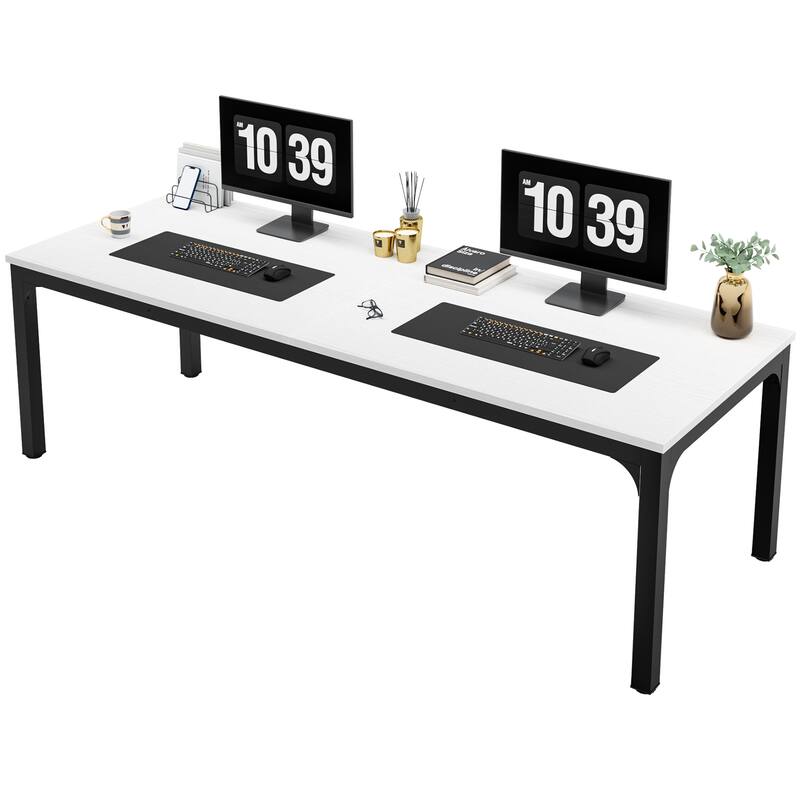 78.74 inch Extra Long 2 Person Double Computer Desk for Home Office