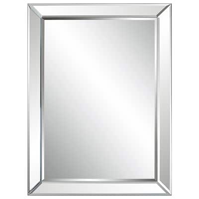 Copper Grove Beveled Mirror-framed Rectangular Wall Mirror