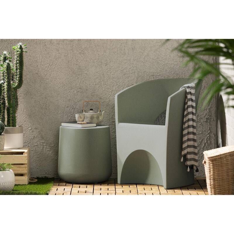 South Shore Dalya Round Outdoor Side Table