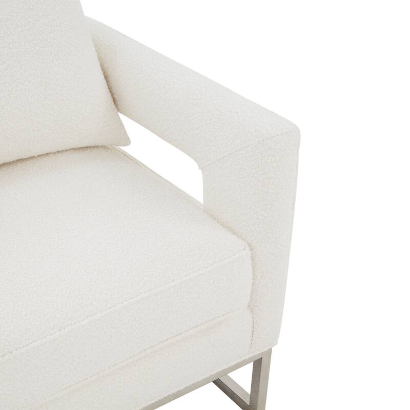 SAFAVIEH Couture Mithlesh Black Velvet Commercial Grade Club Chair - 31Wx29Dx33H