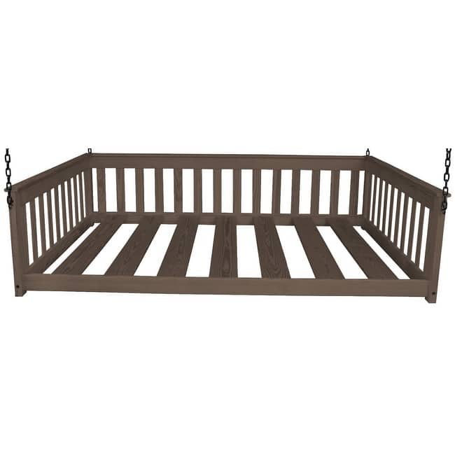 Pine Twin Mission Hanging Daybed with Chain