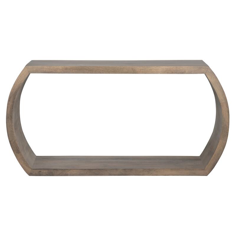 Infinity Console Table - 60 x 16 x 30 - 60 x 16 x 30 - Dark Grey