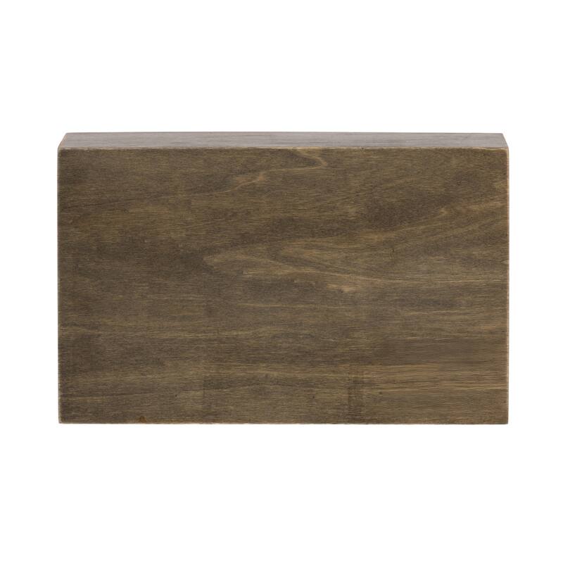 Kate and Laurel Apothecary Wood Desk Drawer Set, 9 Drawers