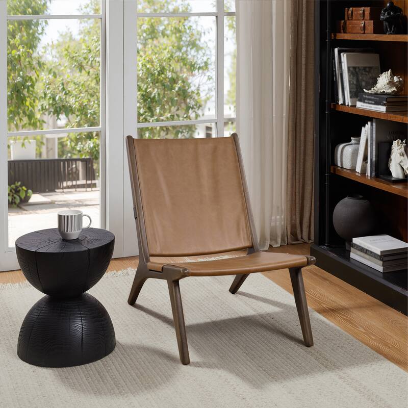 Art Leon Leather Lounge Chair