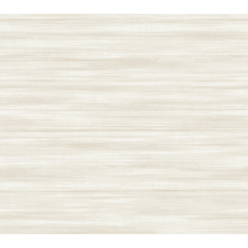 Ronald Redding Brushed Linen White Wallpaper