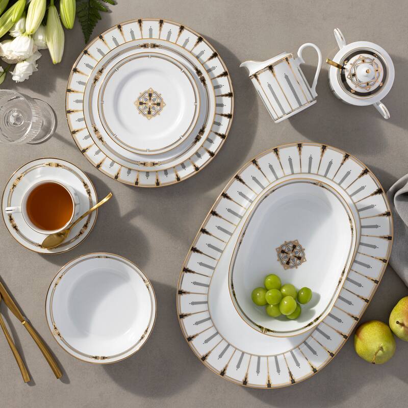 Empire Gold Set Of 4 Saucers, 6"