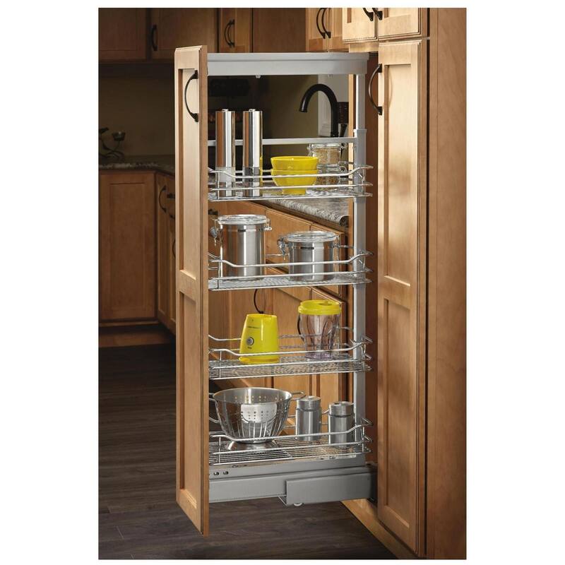 Rev-A-Shelf 5773 Series 16 Inch Pull Out Pantry Organizer with 6