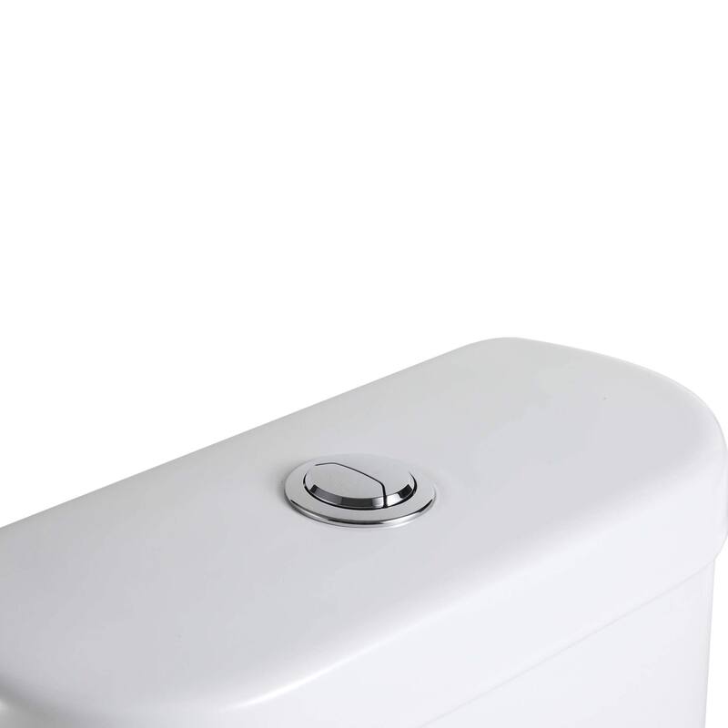 Fine Fixtures Dual-Flush Elongated One-Piece Toilet with High Efficiency Flush