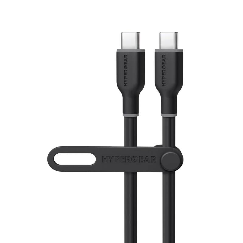 HyperGear Flexi PRO USB-C to USB-C Cable 6ft - Black