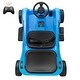 preview thumbnail 22 of 26, 2 Seaters 4-Wheelers Electric Ride On Toy for Kids Blue