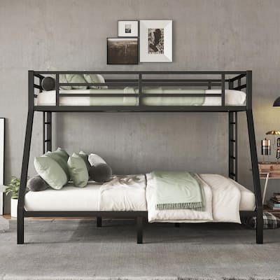 Space-Saving Bunk Bed for Teens and Adults, Noise-Reduced, No Box Spring Needed