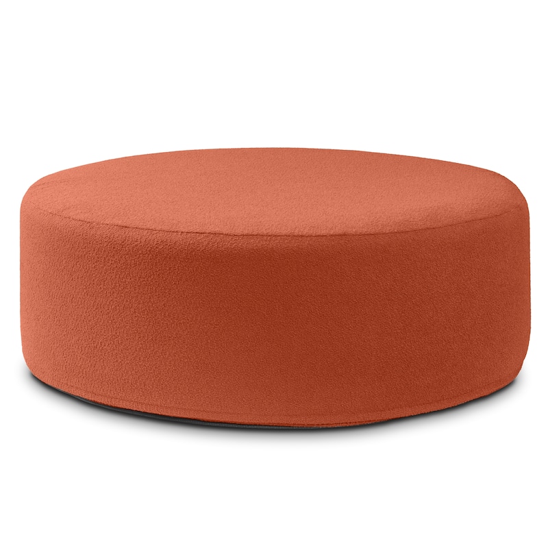 Jaxx Candler Round Couch Ottoman Large Coffee Table & Foot Rest